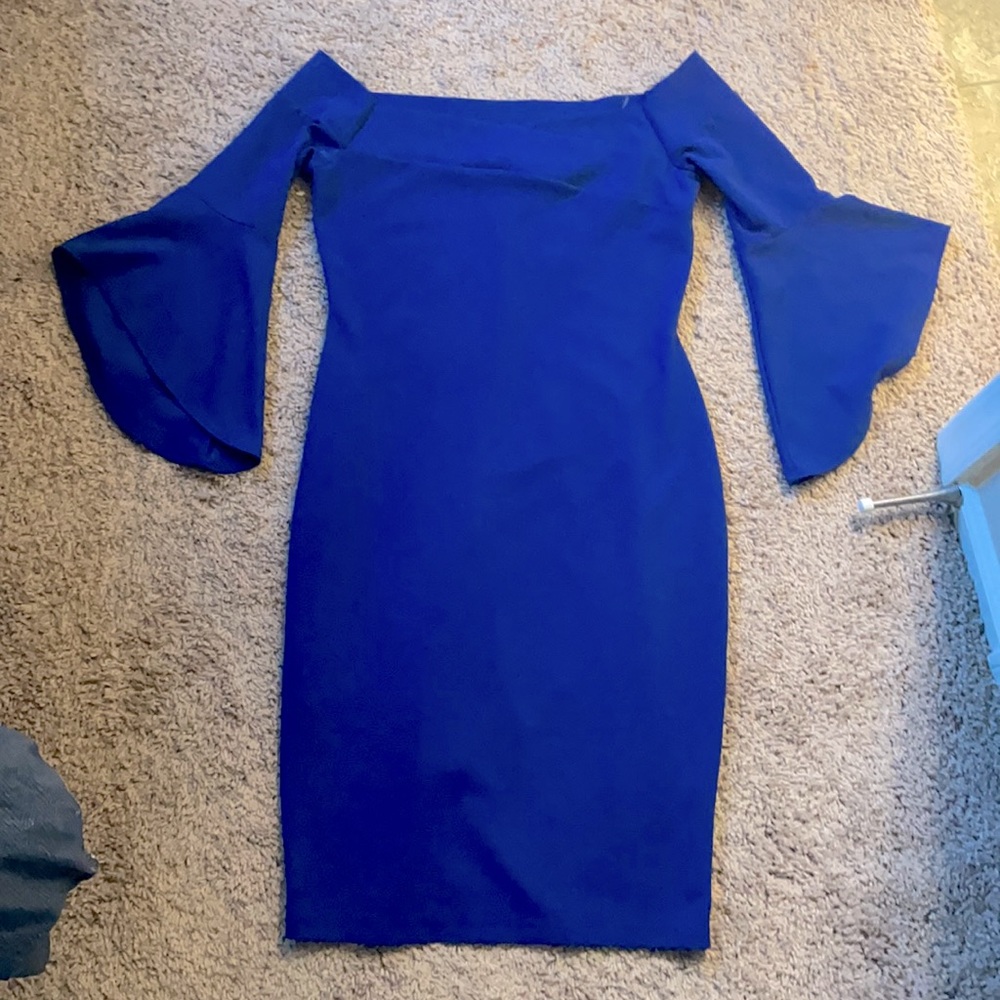 Royal blue dress